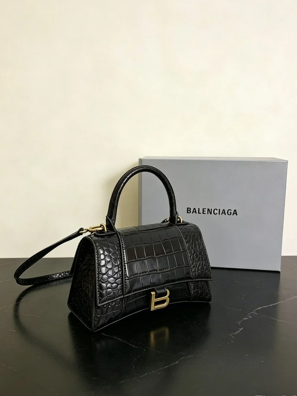 Balenciaga Hourglass Small Top Handle Bag